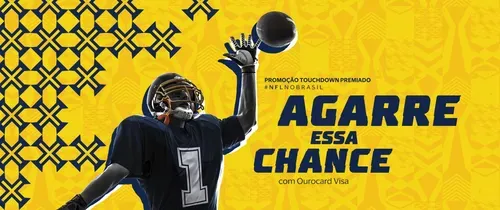 Touchdown Premiado Nfl No Brasil - Cartes Bb Ourocard Visa